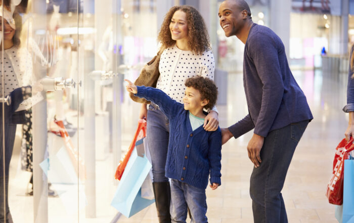 Child On Trip To Shopping Mall With ParentsQuick Reliable Printing (QRP)