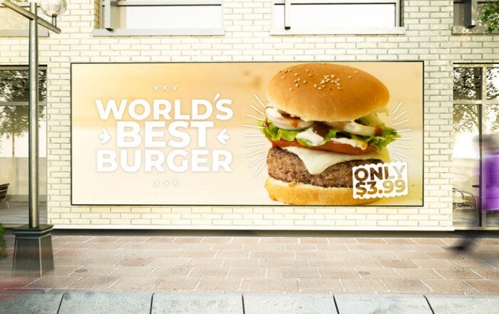 big horizontal burger poster mockupQuick Reliable Printing (QRP)