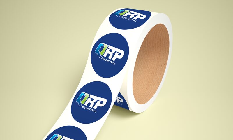 QRP Round Roll Labels