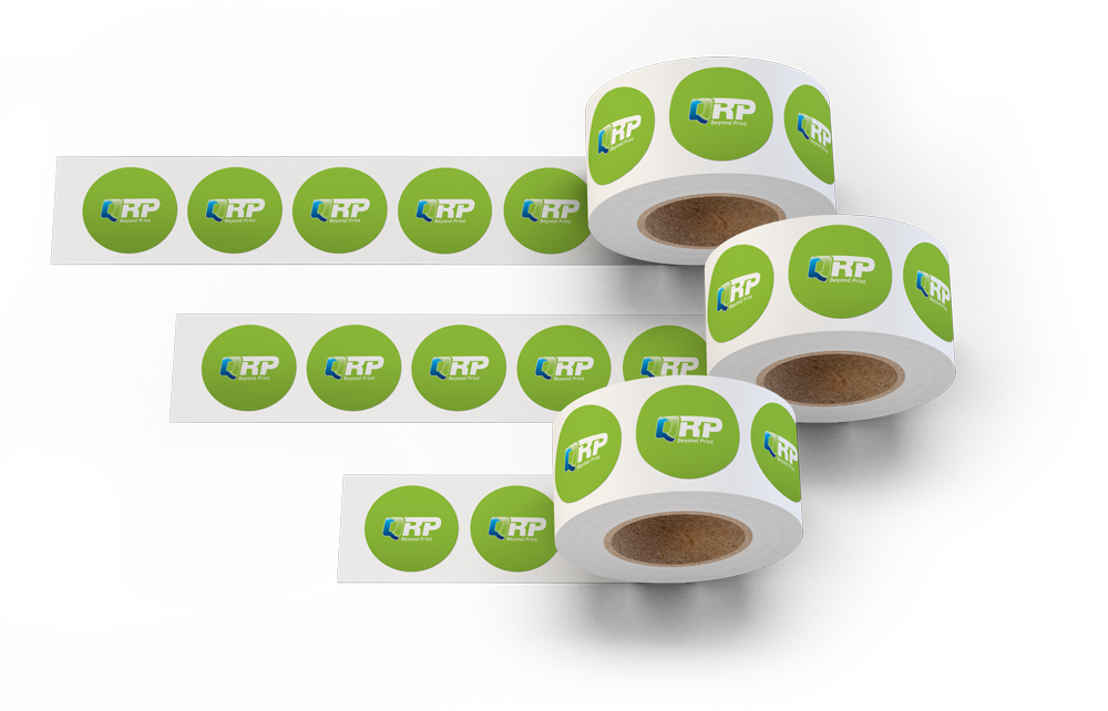 Custom Printed Rolls of Stickers