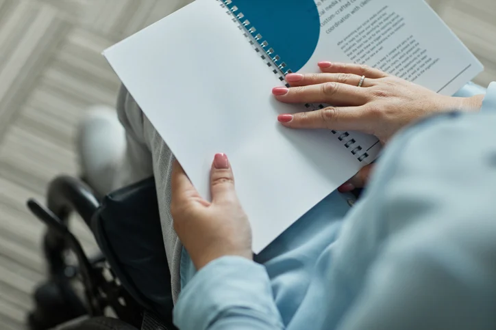 Person with Disability Reading Booklet | Quick Reliable Printing (QRP) Quick Reliable Printing (QRP)